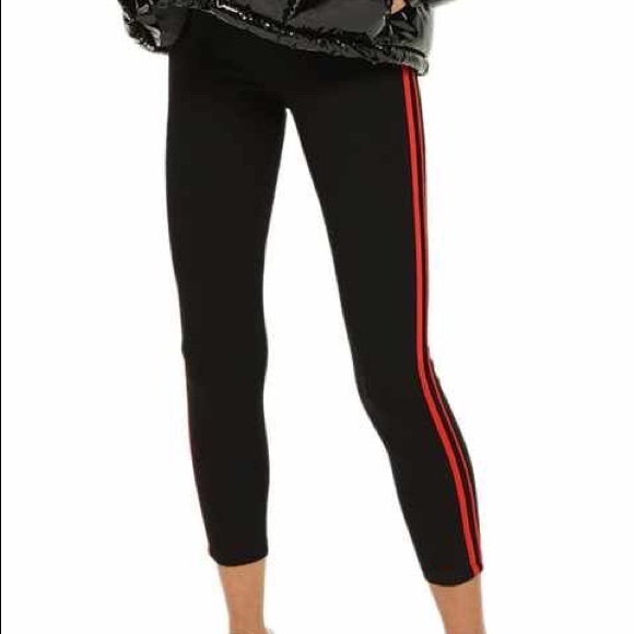 Topshop ponte legging w/ red stripe - Picture 3 of 5